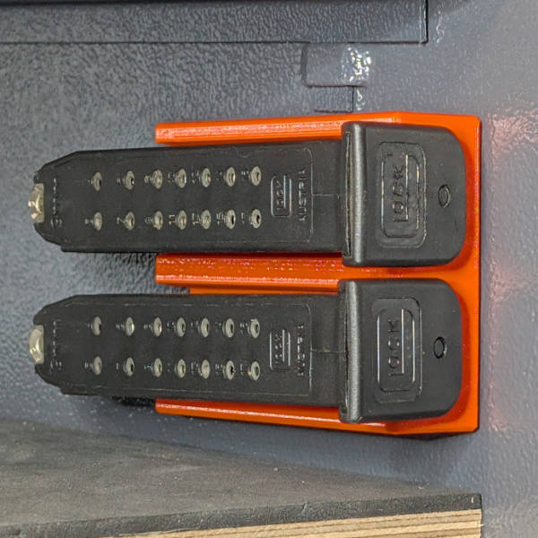 Magnetischer Magazinhalter für 23mm Breite Magazine für Waffenschrank - UltraCompact - Zubehör für den Waffenschrank