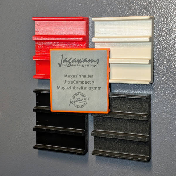 Magnetischer Magazinhalter für 23mm Breite Magazine für Waffenschrank - UltraCompact - Zubehör für den Waffenschrank