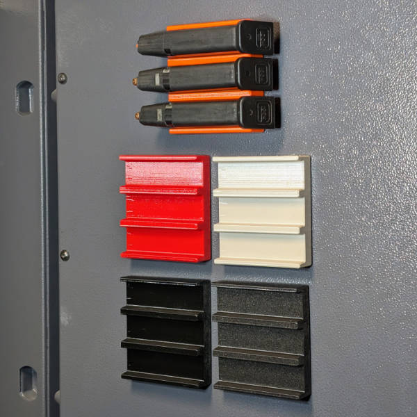 Magnetischer Magazinhalter für 23mm Breite Magazine für Waffenschrank - UltraCompact - Zubehör für den Waffenschrank