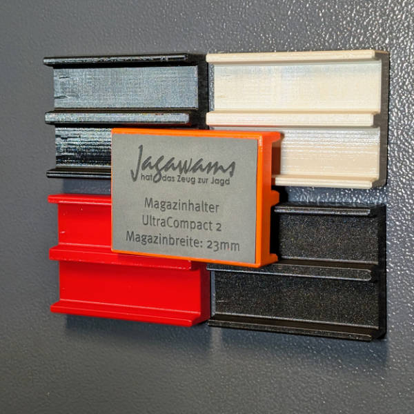 Magnetischer Magazinhalter für 23mm Breite Magazine für Waffenschrank - UltraCompact - Zubehör für den Waffenschrank