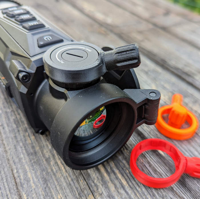 Für Hikmicro Thunder 2.0 Vorsatzgeräte: Schnellverstellhebel für Wärmebildkamerafokus