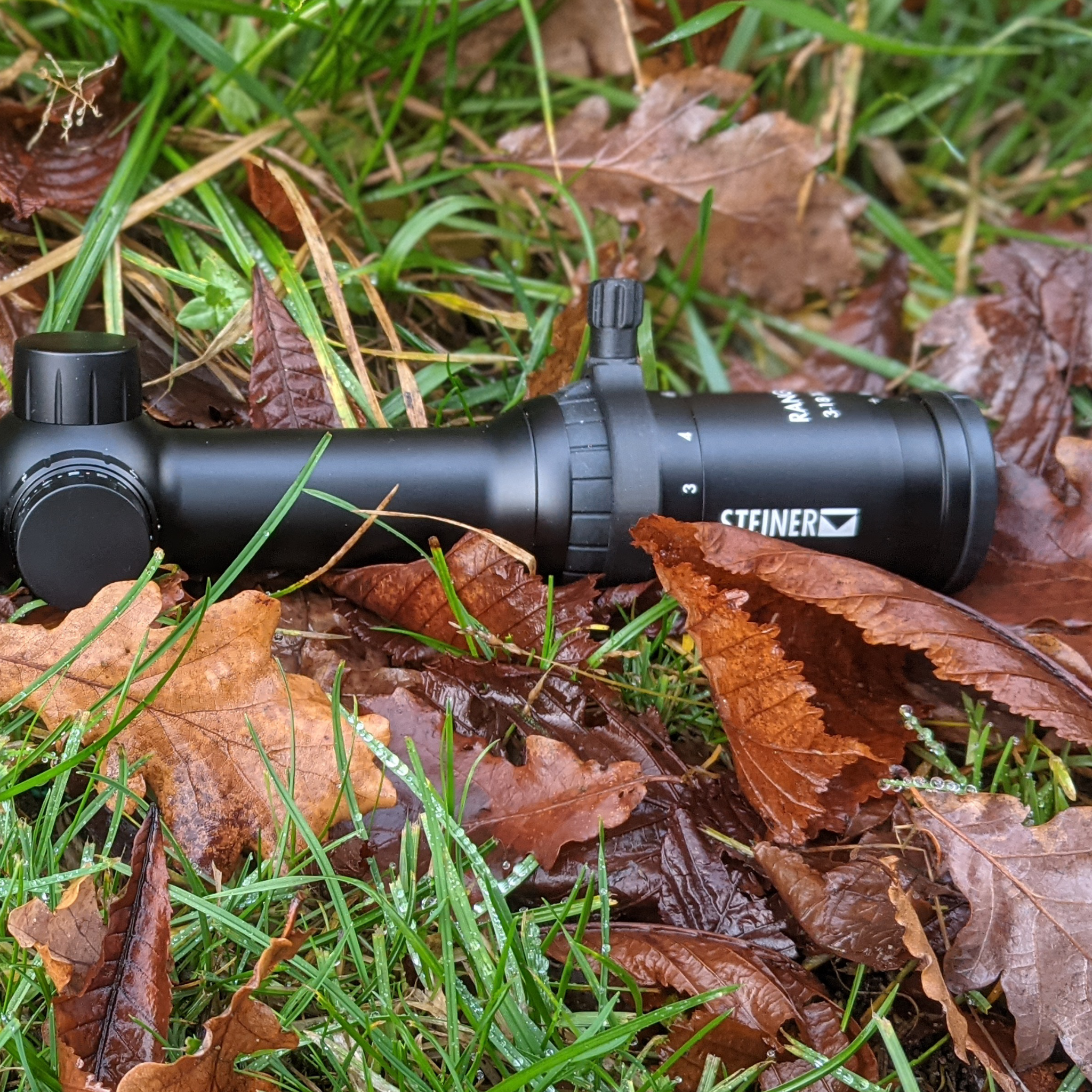 Zubehör für Zielfernrohre: Schnellverstellhebel für die Steiner Ranger 6 Serie. Inline Ausführung in Nachtschwarz