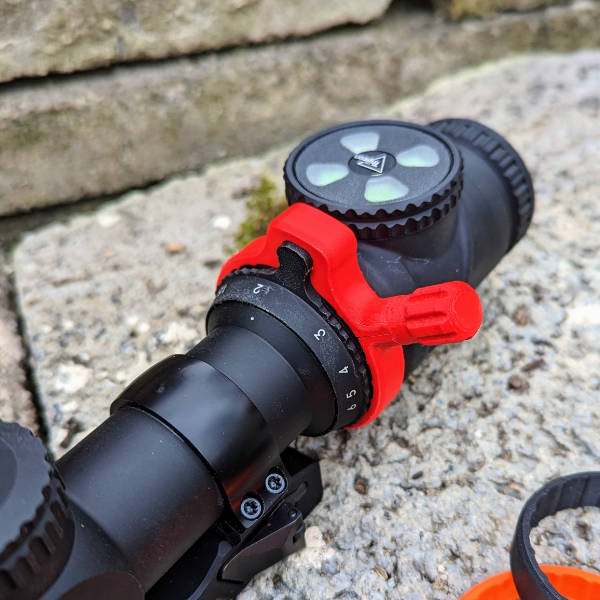 Jagawams Schnellverstellhebel für Trijicon Accupoint Zielfernrohre. Zubehör für Zielfernrohre, passgenau, ergonomisch.