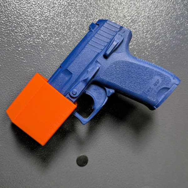 Magnetisches Blockholster für HK P8/USP für Waffenschrank - Zubehör für den Waffenschrank