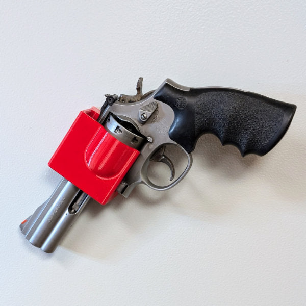 Magnetisches Blockholster für Revolver und baugleiche für Waffenschrank - Zubehör für den Waffenschrank