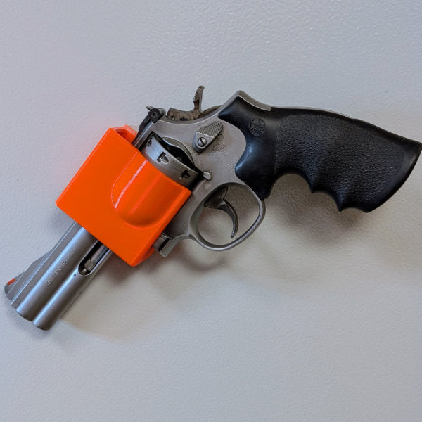Magnetisches Blockholster für Revolver und baugleiche für Waffenschrank - Zubehör für den Waffenschrank