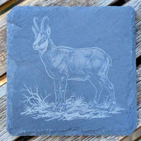 Jagawams-Wild-Motiv-Schieferuntersetzer für Jäger