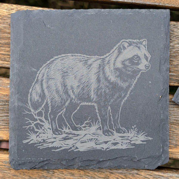 Jagawams-Wild-Motiv-Schieferuntersetzer für Jäger