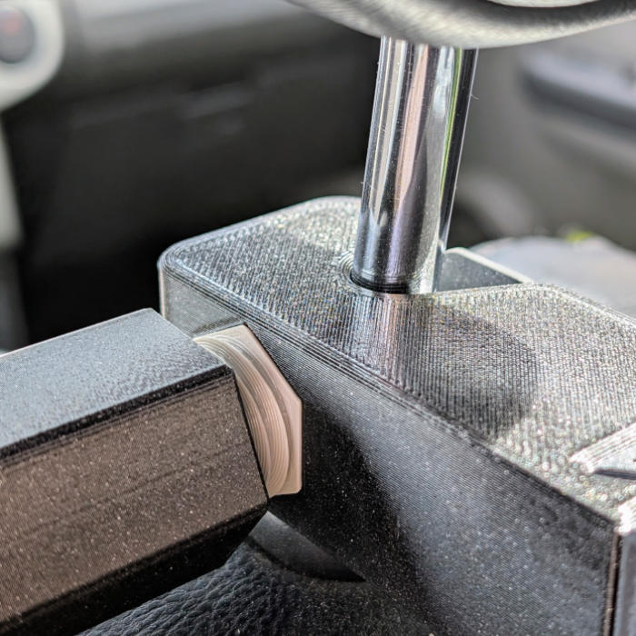 Gewehrhalter-System "Krabbe Pro" für Kopfstützen im Auto - Original Jagawams
