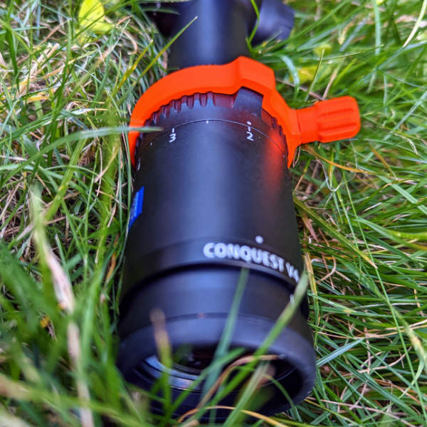 For Zeiss Conquest V4: quick adjustment lever for magnification setting