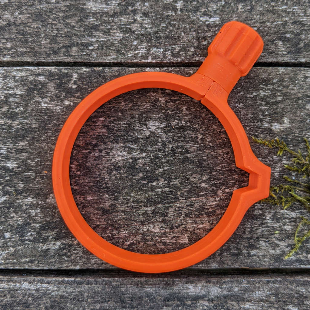 Zubehör für Zielfernrohre: Schnellverstellhebel für die Zeiss Victory HT Zielfernrohrserie. Versetzte Ausführung in Signalorange.