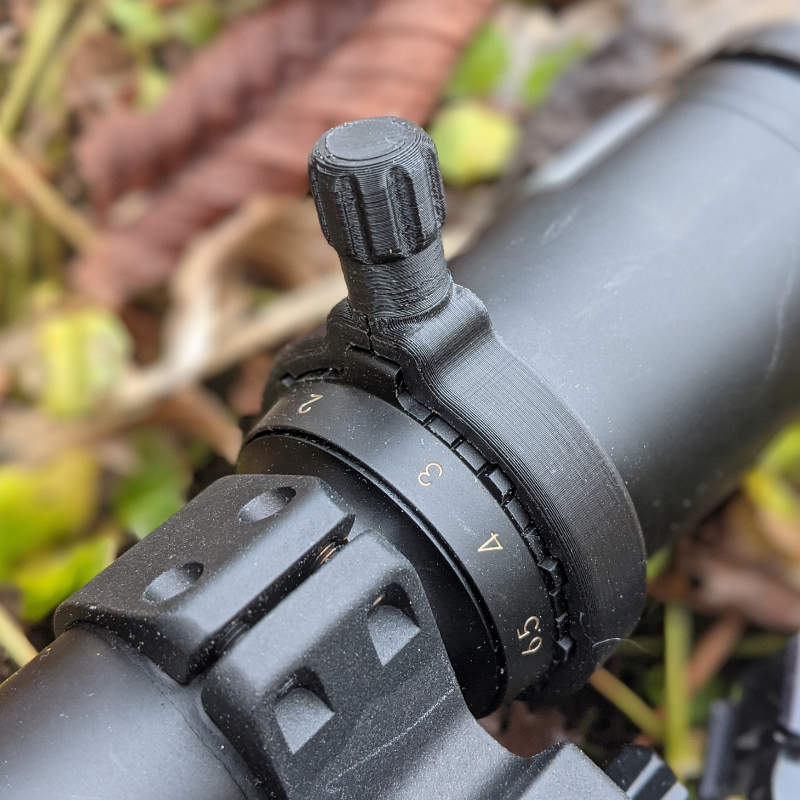 Für Bushnell Elite 6500: Schnellverstellhebel  für Vergrößerungseinstellung