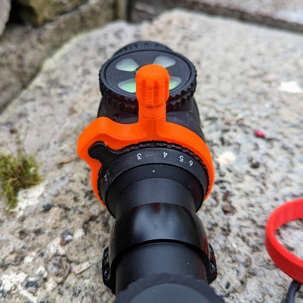 Jagawams Schnellverstellhebel für Trijicon Accupoint Zielfernrohre. Zubehör für Zielfernrohre, passgenau, ergonomisch.